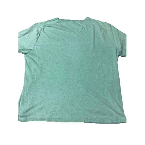 Polo Ralph Lauren T Shirt Mens Extra Large Green Flesh Pony Custom Slim XL - Picture 2 of 8